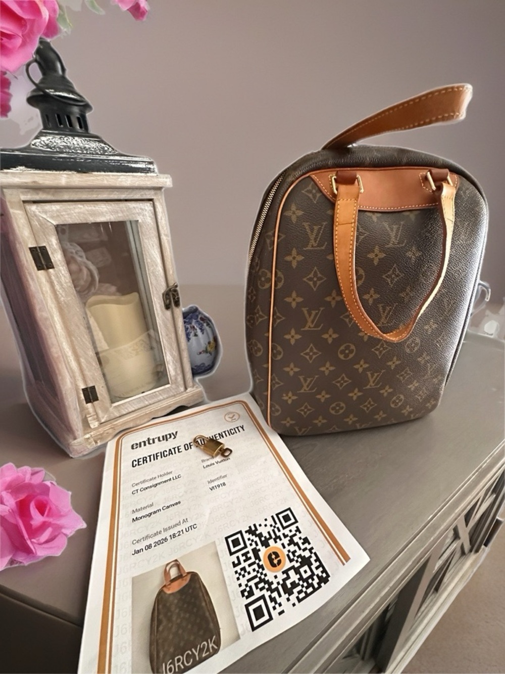 Louis Vuitton Monogram Canvas Handheld Shoulder Bag - Brown/Tan